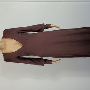 Anthropology brown dress